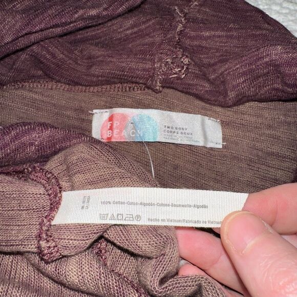 Free People Beach Cocoon Cowl Neck Pullover Sweater M/L NWOT - Picture 7 of 14